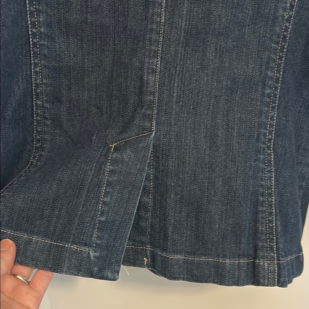 Women's Black Denim Jacket - Picture 8 of 8